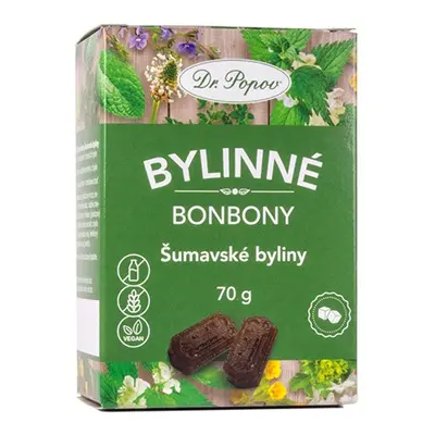 Bonbony Šumavské byliny, 70 g Dr. Popov