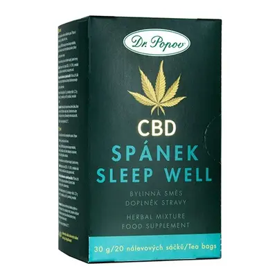 Konopný čaj s CBD Spánek, 30 g Dr. Popov