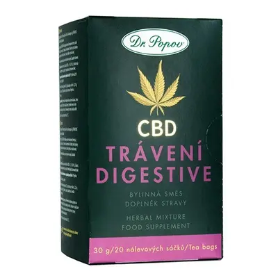 Konopný čaj s CBD Trávení, 30 g Dr. Popov