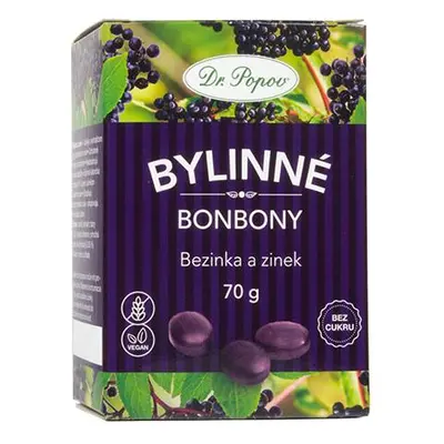 Bonbony Bezinka a zinek, 70 g Dr. Popov