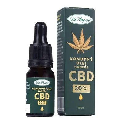 Konopný olej s CBD 30 % Dr. Popov