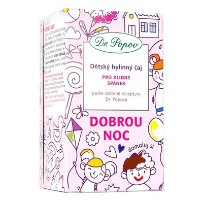 Dobrou noc, dětský bylinný čaj, 30 g Dr. Popov