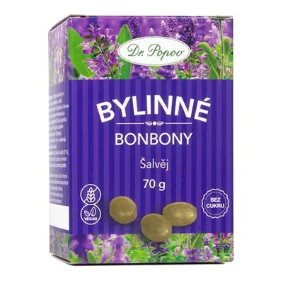 Bonbony Šalvěj, 70 g Dr. Popov