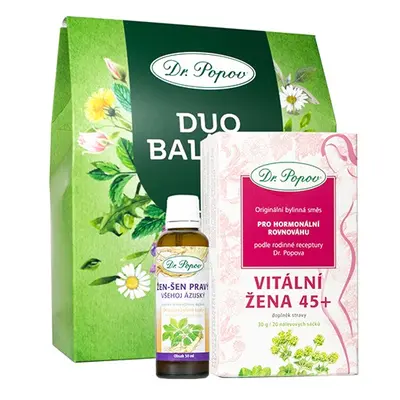 DUO Balíček VITÁLNÍ ŽENA 45+ Dr. Popov