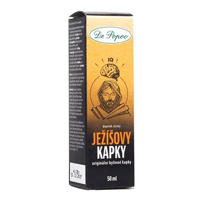 Ježíšovy kapky, originální bylinné kapky, 50 ml Dr. Popov