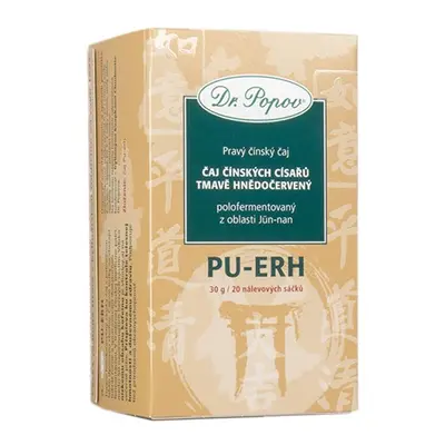 Pu-Erh, polofermentovaný čaj, 30 g Dr. Popov