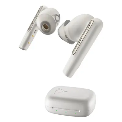 Bluetooth sluchátka Poly Voyager Free 60 White Sand + BT700 USB-C (7Y8L4AA)