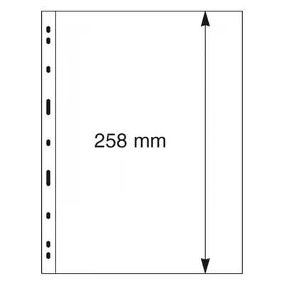 Průhledné albové listy na bankovky (5ks) - UNIPLATE 091