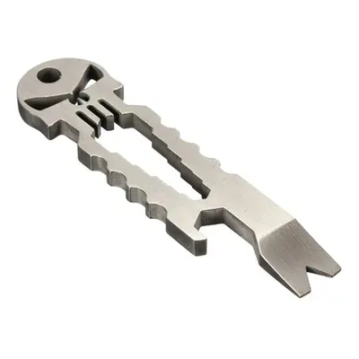 Multitool přívěsek na klíče - Stříbrná lebka