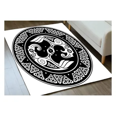 Koberec 50 x 80 cm - Hugin a Munin, Triquetra