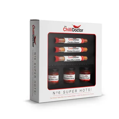 The Chilli Doctor - Super Hots! 3 x 9 g , 3 x 40 ml