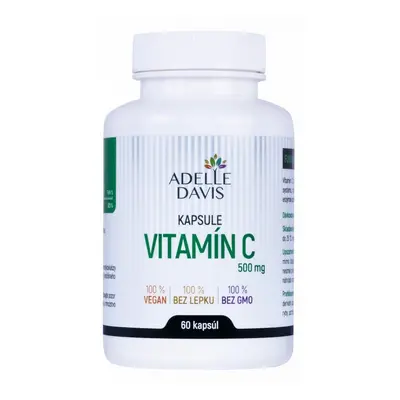 Adelle Davis Vitamín C, 1000 mg, 60 kapslí