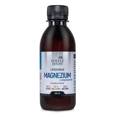 Adelle Davis Lipozomální Magnézium s vitamínem B6, 200 ml