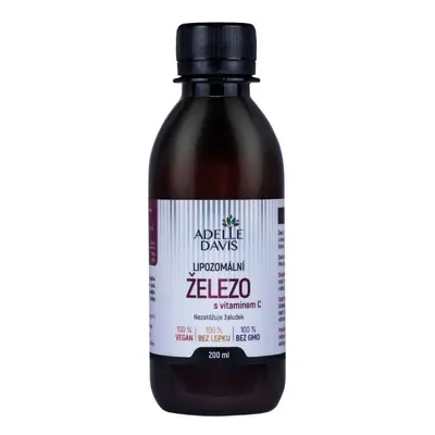 Adelle Davis Lipozomální Železo (s vitamínem C) 200 ml