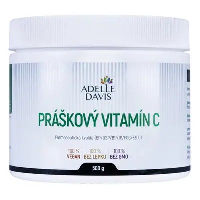 Adelle Davis Vitamín C, práškový, 500g