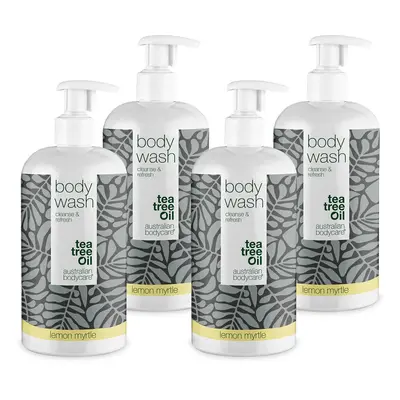 4 za cenu 3 Tea Tree Body Wash 500 ml Lemon Myrtle - výhodná nabídka — Balení 4 Tělových mycích 