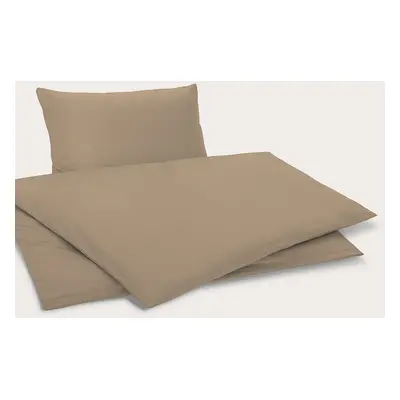 Ložnice21. Saténové povlečení Mirabell Cappuccino Rozměr: 2ks 70x90 cm + 200x220 cm