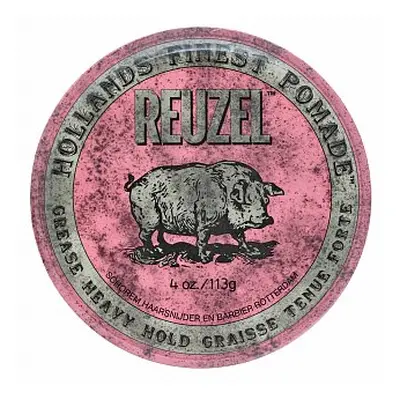 Reuzel Pink Pomade Pink Pomade pomáda na vlasy pro silnou fixaci 113 ml