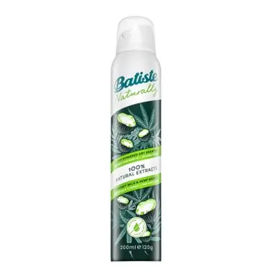 Batiste Naturally Coconut Milk & Hemp Seed Oil suchý šampon pro objem vlasů 200 ml