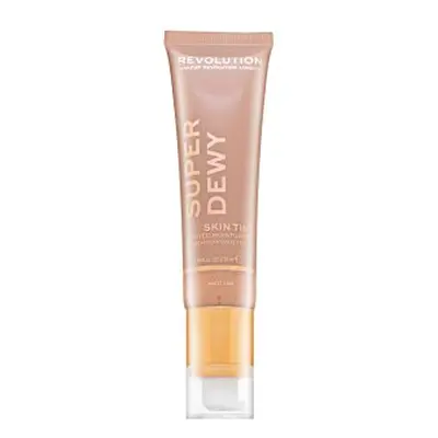 Makeup Revolution Super Dewy Skin Tint Moisturizer - Medium tónující a hydratační emulze 55 ml