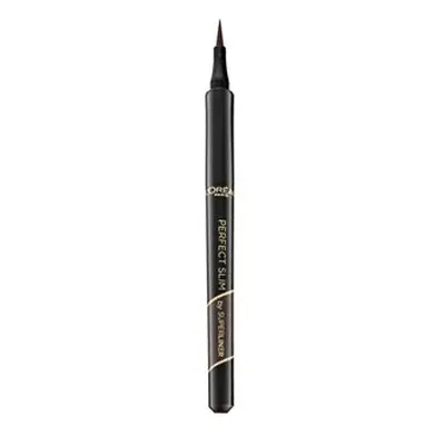 L´Oréal Paris Super Liner Perfect Slim Waterproof Eyeliner linka na oči ve fixu 03 Brown 1 g