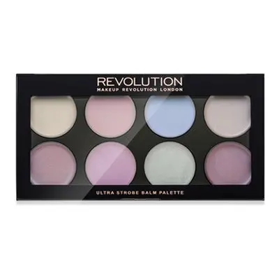 Makeup Revolution Ultra Strobe Balm Palette Cream Highlighter rozjasňovač 12 g