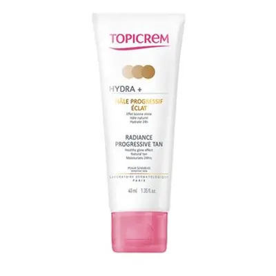 Topicrem HYDRA+ Radiance Progressive Tan pleťový krém pro sjednocenou a rozjasněnou pleť 40 ml