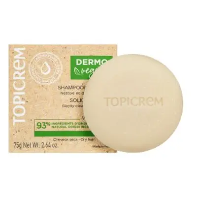 Topicrem Dermo Vegetal Solid Shampoo tuhý šampon s vyživujícím účinkem pro suché vlasy 75 g