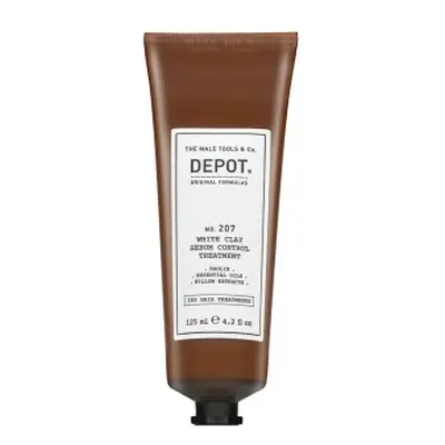 Depot No. 207 White Clay Sebum Control Treatment posilující maska proti podráždění pokožky 125 m