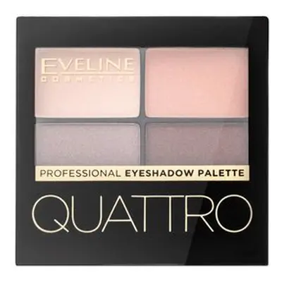 Eveline Quattro Professional Eyeshadow Palette paletka očních stínů 12 7,2 g