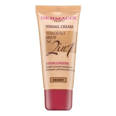 Dermacol Toning Cream 2in1 tónující a hydratační emulze pro sjednocení barevného tónu pleti Dese