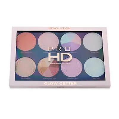 Makeup Revolution Pro HD Amplified Palette Glow Getter multifunkční paleta 24 g