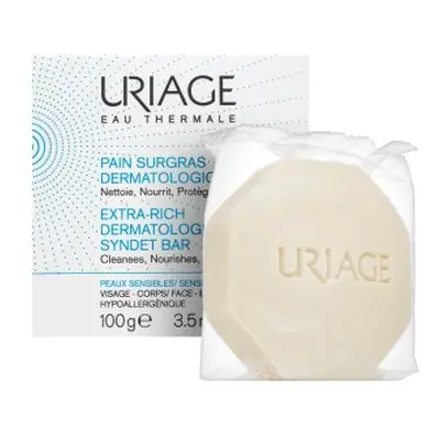 Uriage Eau Thermale tuhé mýdlo na obličej Ultra-Rich Dermatological Syndet Bar 100 g