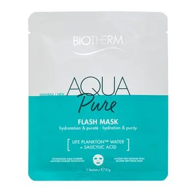 Biotherm Aqua Pure Flash Mask čistící maska s hydratačním účinkem 31 g