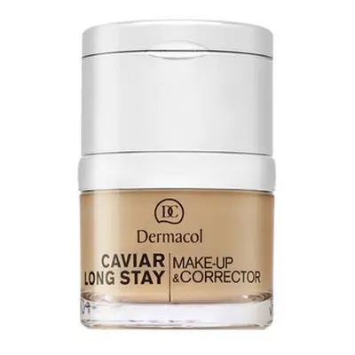 Dermacol Caviar Long Stay Make-Up & Corrector make-up s výtažky z kaviáru a zdokonalující korekt