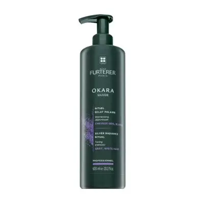 Rene Furterer Okara Silver Toning Shampoo tónovací šampon pro platinově blond a šedivé vlasy 600