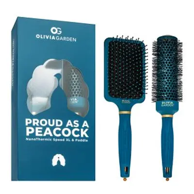 Olivia Garden Peacock Brush Set sada kartáčů na vlasy