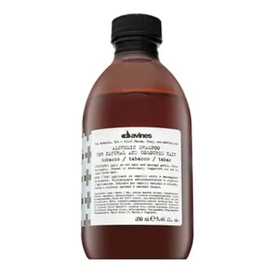 Davines Alchemic Shampoo tónovací šampon pro hnědé vlasy Tobacco 280 ml