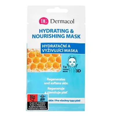 Dermacol Hydrating & Nourishing Mask plátýnková maska s hydratačním účinkem 15 ml