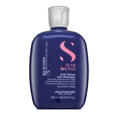 Alfaparf Milano Semi Di Lino Blonde Intense Anti-Yellow Low Shampoo neutralizující šampon pro bl