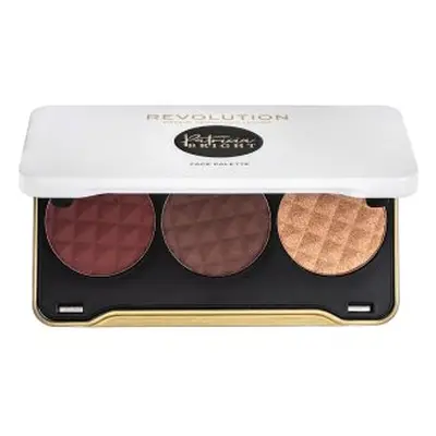 Makeup Revolution Patricia Bright Face Palette - Dusk Til Dawn multifunkční paleta 22 g