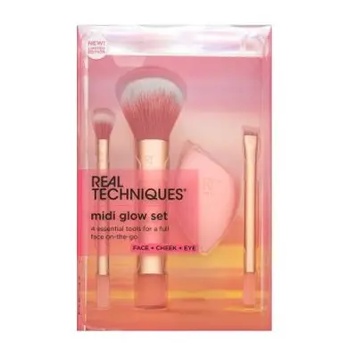 Real Techniques Sunrise To Sunset Midi Glow Set sada štětců