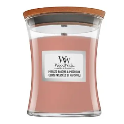 Woodwick Pressed Blooms & Patchouli vonná svíčka 275 g