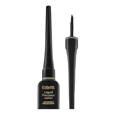 Eveline Liquid Precision Eyeliner 2000 Procent tekuté linky na oči Matt Black 3 ml