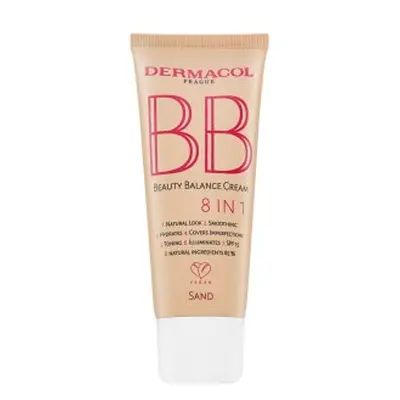 Dermacol BB Beauty Balance Cream 8in1 BB krém pro sjednocenou a rozjasněnou pleť Sand 30 ml