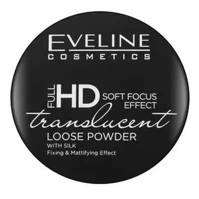 Eveline FullHD Soft Focus Translucent Loose Powder transparentní pudr pro sjednocenou a rozjasně