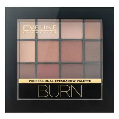 Eveline Eyeshadow Palette paletka očních stínů Burn 12 g