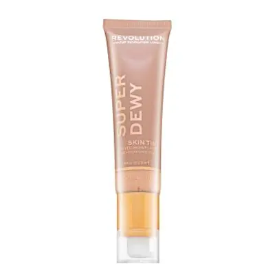 Makeup Revolution Super Dewy Skin Tint Moisturizer - Medium Light tónující a hydratační emulze 5