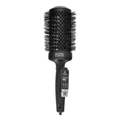 Olivia Garden Expert Blowout Shine Round Brush Black 55 mm kartáč na vlasy