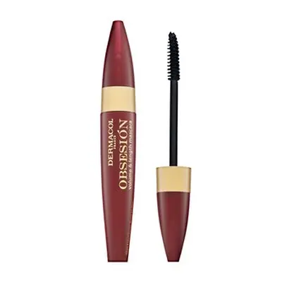 Dermacol Obsesión Volume & Length Mascara řasenka pro prodloužení řas a objem 01 Black 9 ml